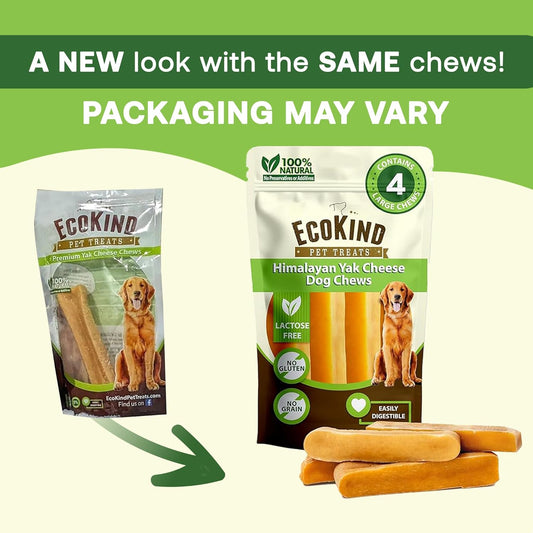 The Original Himalayan Yak Chew for Large Dogs – 100% Natural, Long-Lasting