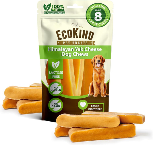 The Original Himalayan Yak Chew for Large Dogs – 100% Natural, Long-Lasting