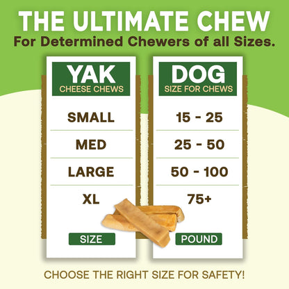 The Original Himalayan Yak Chew for Large Dogs – 100% Natural, Long-Lasting