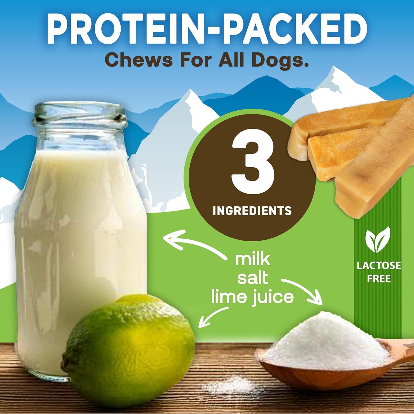 The Original Himalayan Yak Chew for Small Dogs – 100% Natural, Long-Lasting